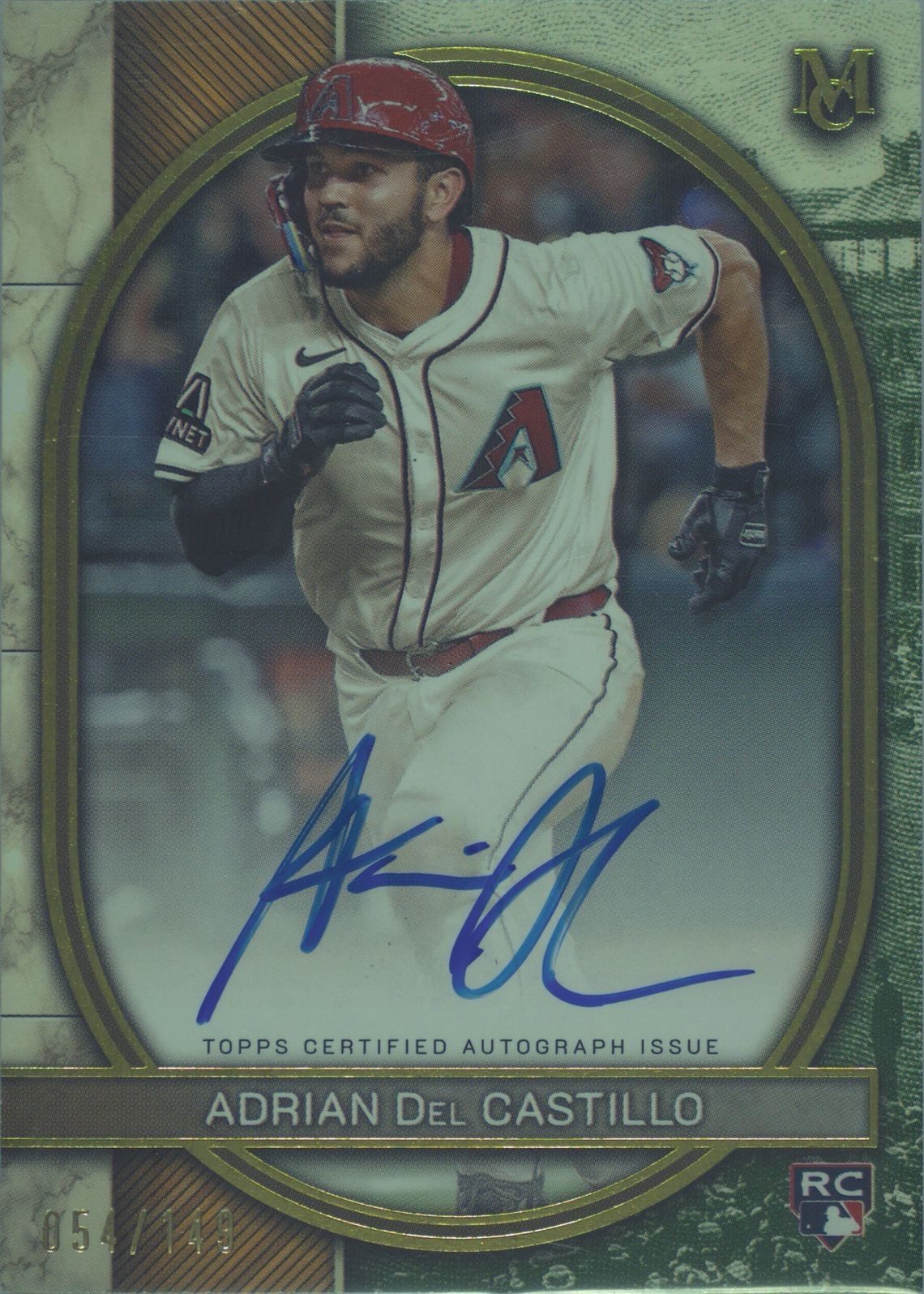 2025 Topps Museum Collection #AA-AD Adrian Del Castillo Archival Autograph — front