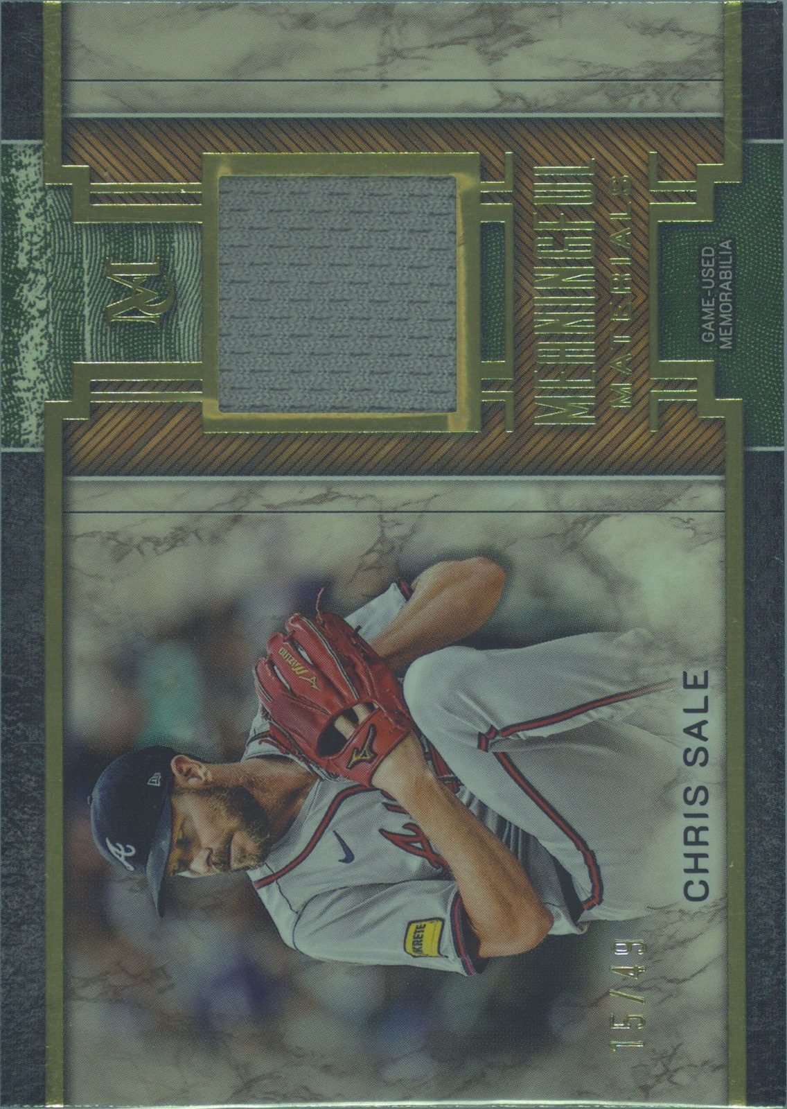2025 Topps Museum Collection #MMR-CS Chris Sale Meaningful Material Relic — front