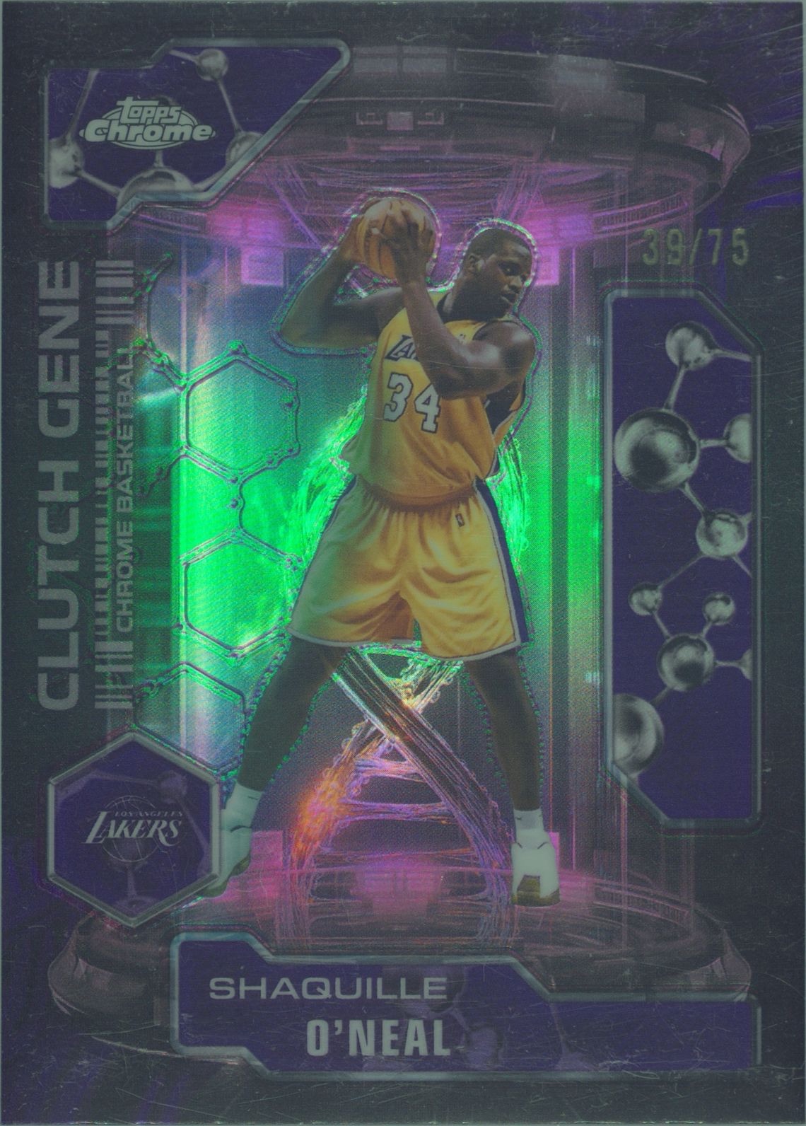 2025-26 Topps Chrome #CG-27 Shaquille O'Neal Clutch Gene — front