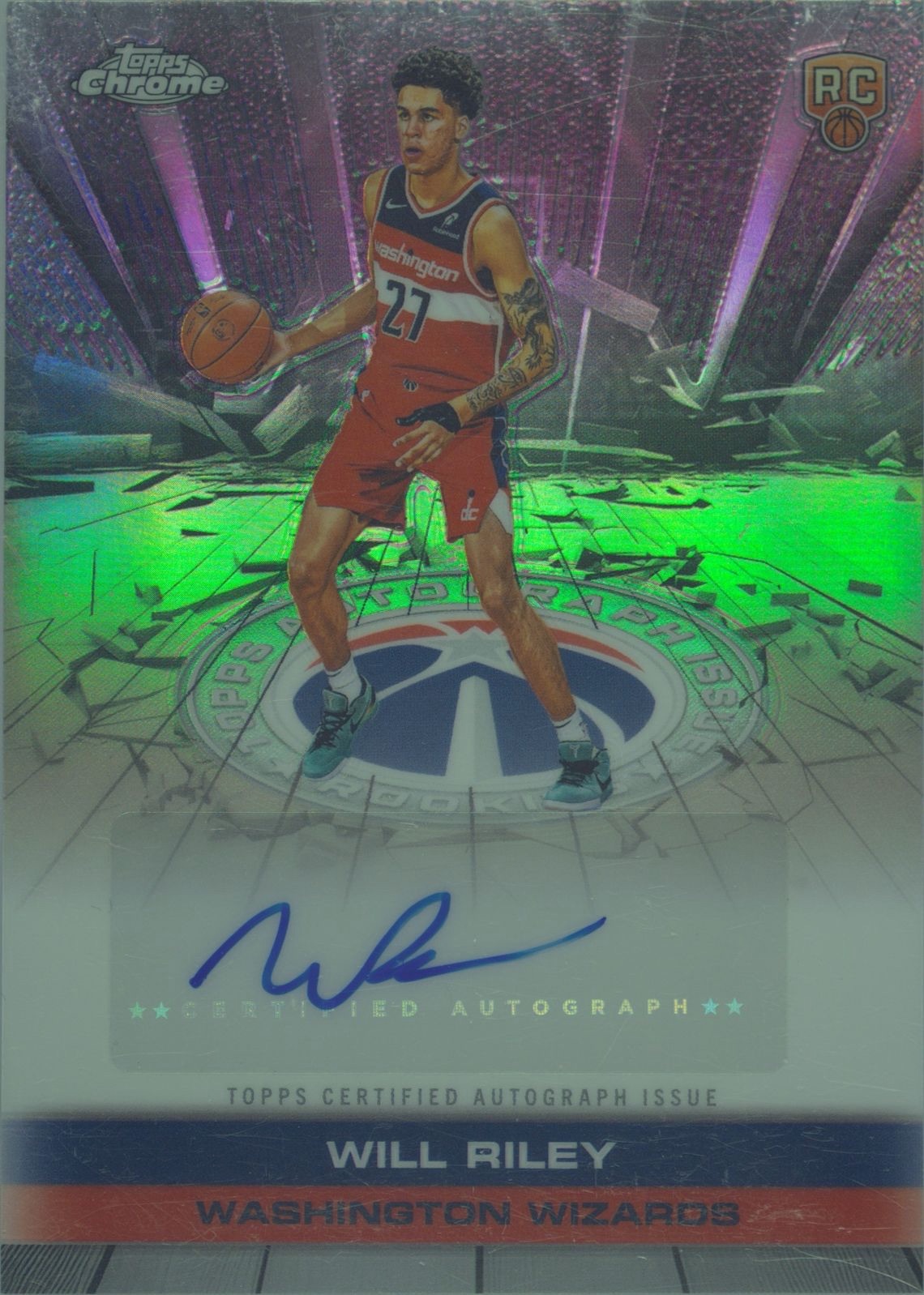 2025-26 Topps Chrome #TAIR-WR Will Riley — front