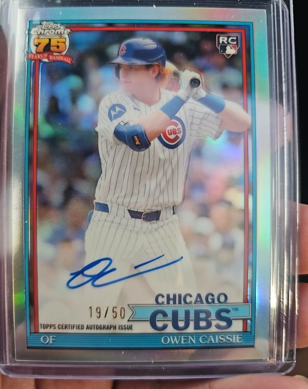 2026 Topps Chrome 1991 Topps Baseball Chrome #91CA-OC Owen Caissie — front
