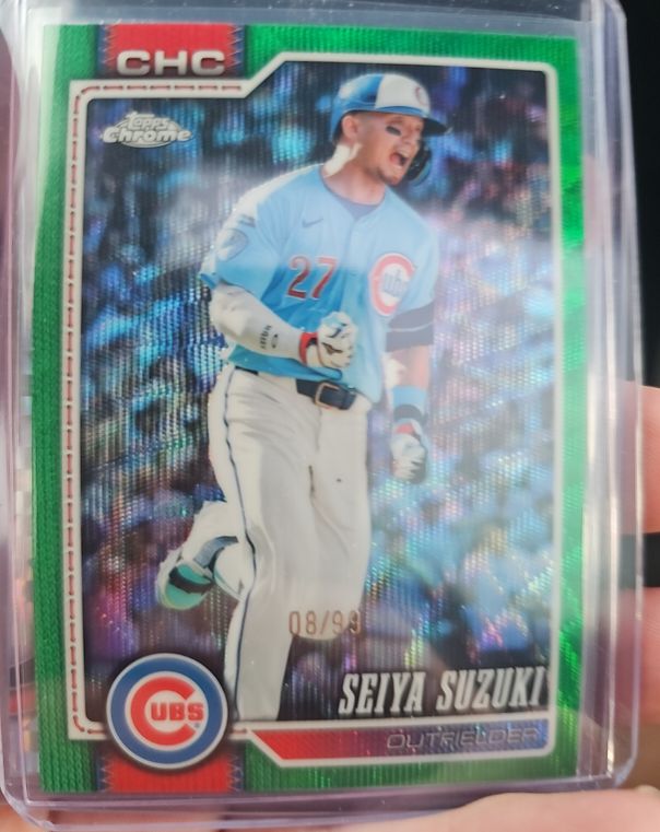 2026 Topps Chrome #34 Seiya Suzuki — front