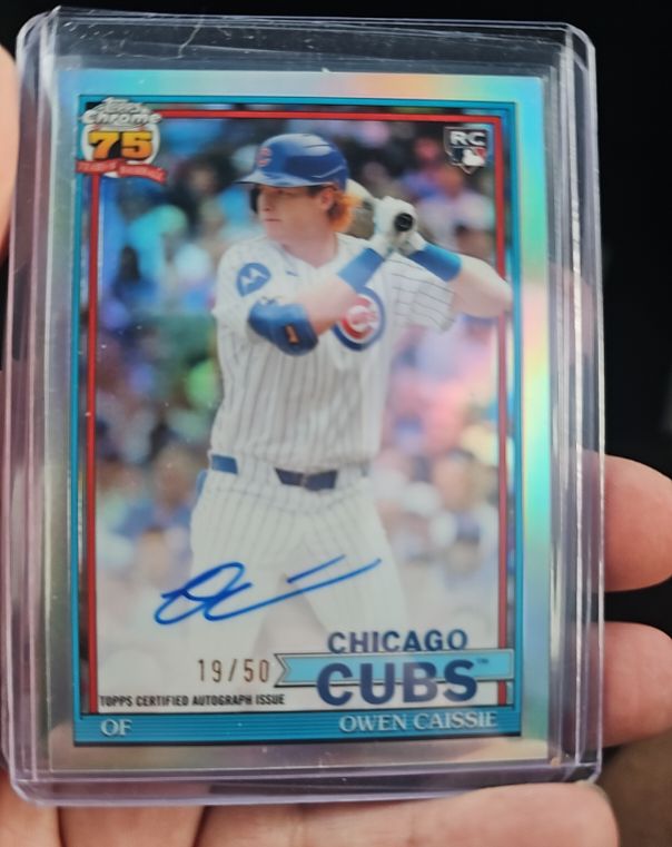 2026 Topps Chrome #91CA-OC Owen Caissie — front
