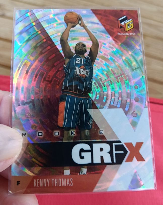 1999-00 Upper Deck HoloGrFX #63 Kenny Thomas Rookie Card — front