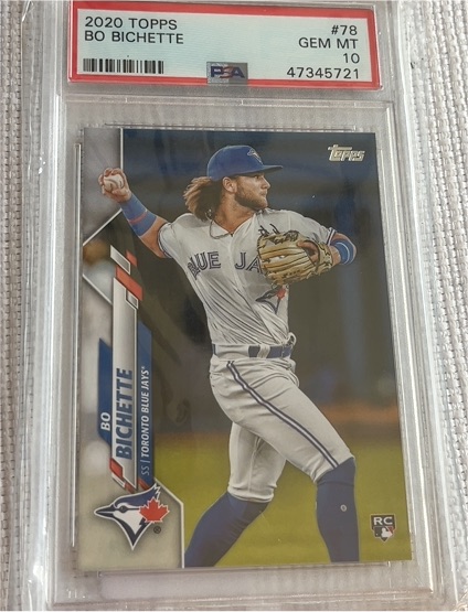 2020 Topps #78 Bo Bichette — front
