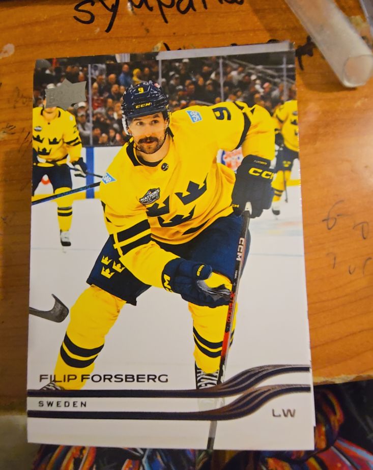 2025-26 Upper Deck Extended Series #674 Filip Forsberg — front