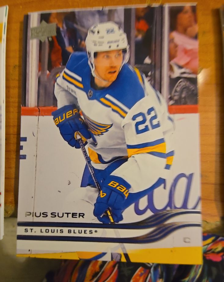 2025-26 Upper Deck #609 Pius Suter — front