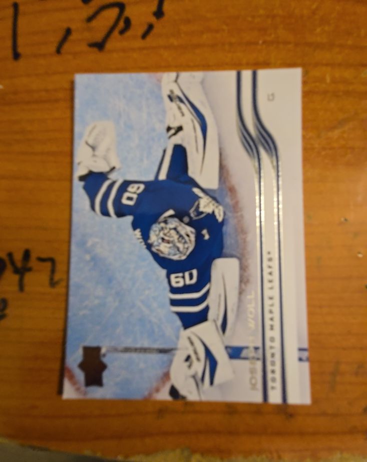 2025-26 Upper Deck Base #620 Joseph Woll — front