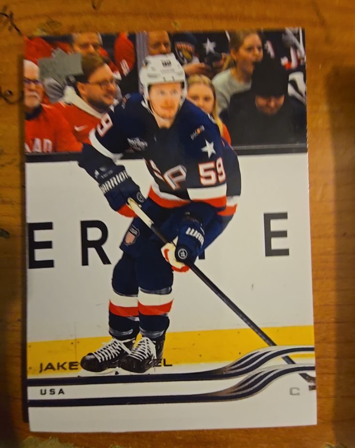 2025-26 Upper Deck Extended Series #693 Jake Guentzel USA 4 Nations Faceoff — front