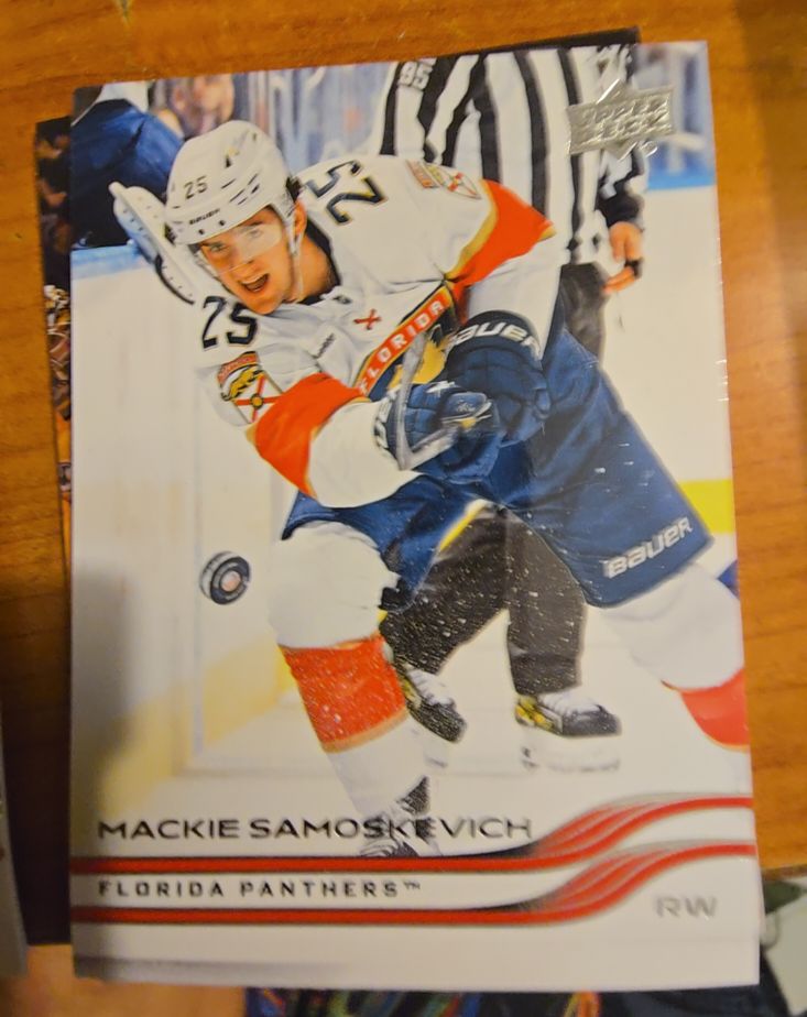 2025-26 Upper Deck Extended #554 Mackie Samoskevich Florida Panthers — front