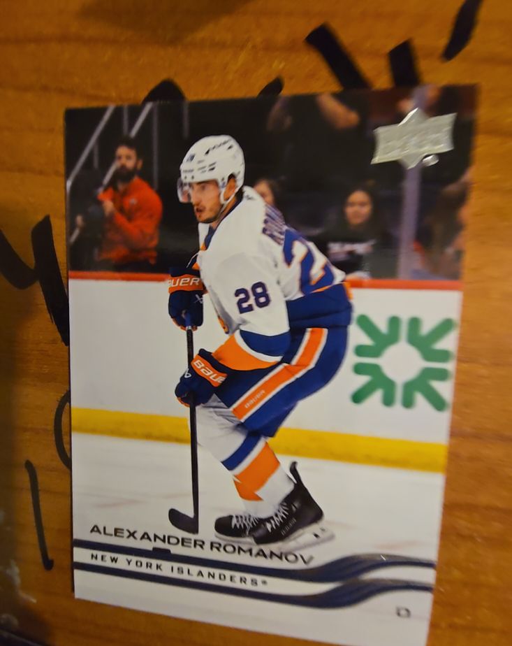 2025-26 Upper Deck Extended #579 Alexander Romanov — front