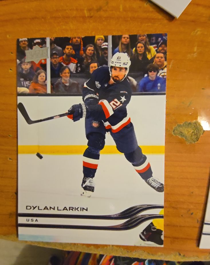 2025-26 Upper Deck Extended #695 Dylan Larkin Team USA — front