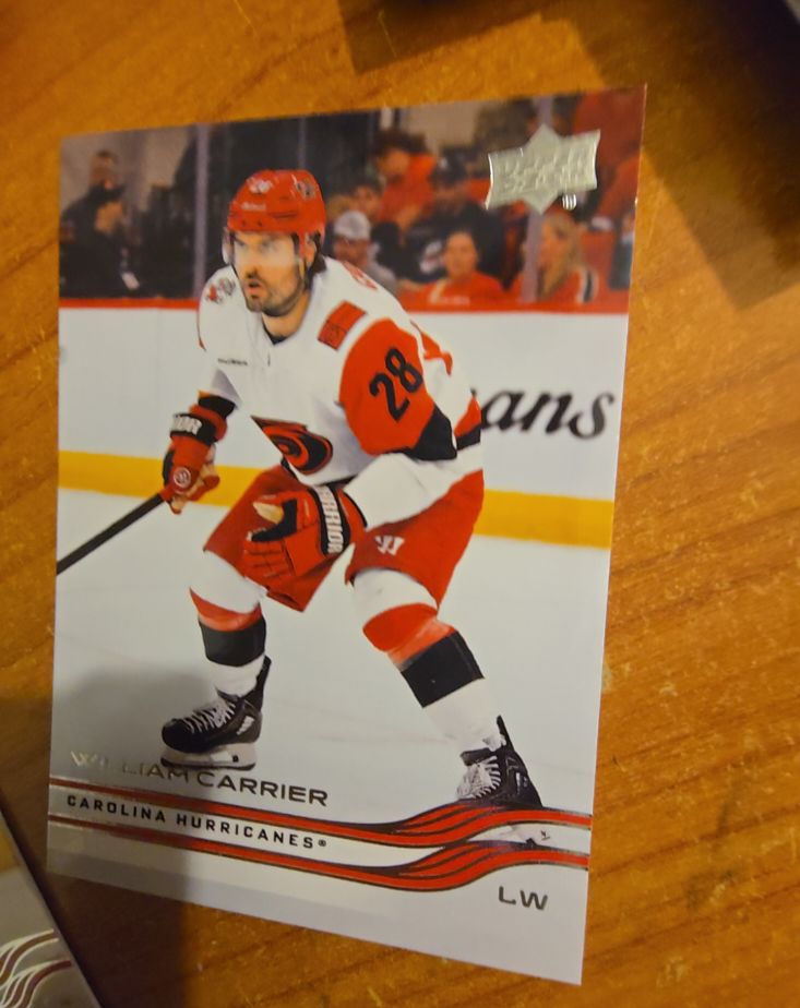 2025-26 Upper Deck Extended Series #523 William Carrier — front
