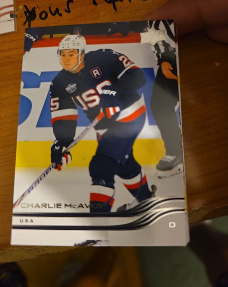2025-26 Upper Deck Extended #688 Charlie McAvoy — front