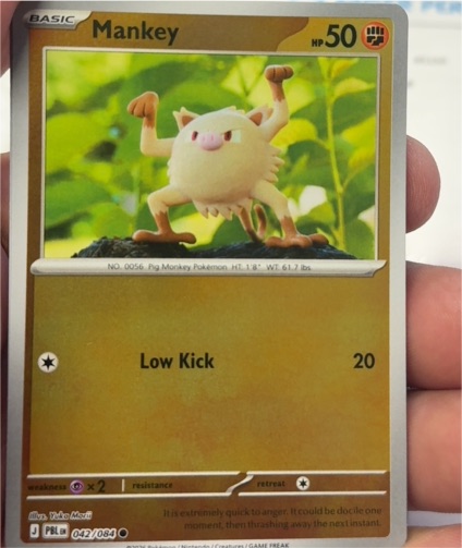 2026 Pokémon TCG Paldea Evolved #042 Mankey — front
