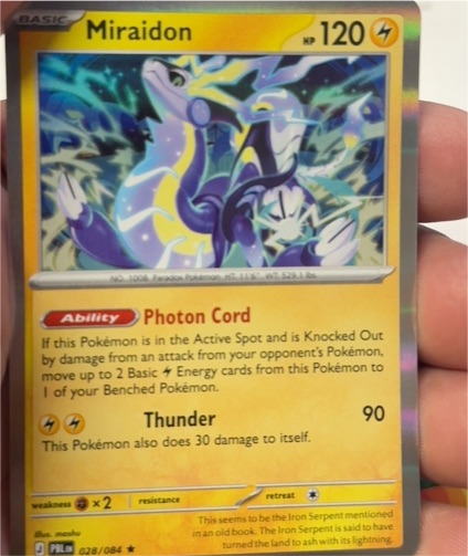 2026 Pokémon TCG #028 Miraidon — front