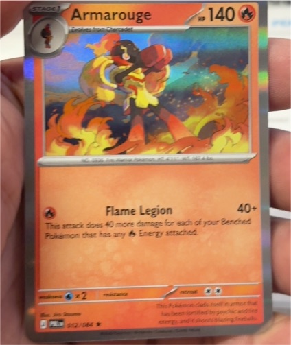 2026 Pokémon TCG Pitch Black #012 Armarouge — front