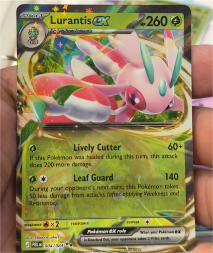 2016 Nintendo Pokémon TCG Lurantis ex #004/084 — front