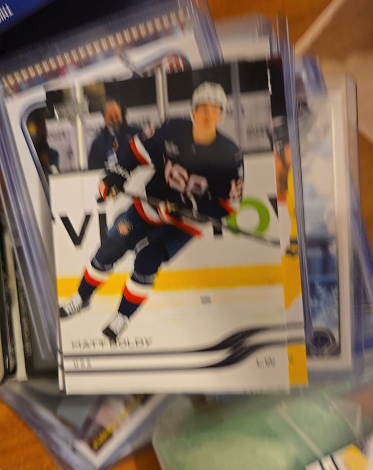 2022 Upper Deck Team USA Hockey #BE-1 Matty Beniers — front