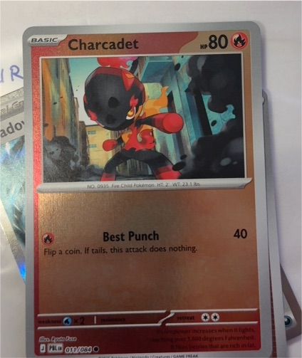 2026 Pokémon #011 Charcadet — front