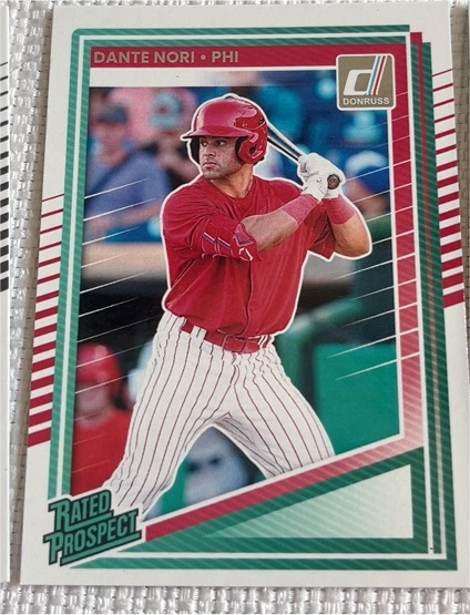 2025 Panini Donruss #190 Dante Nori — front