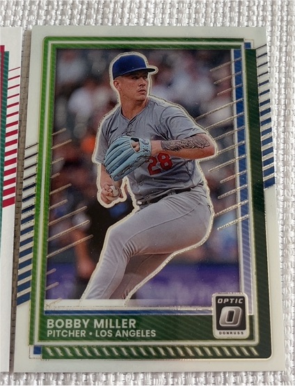 2025 Donruss Optic #91 Bobby Miller — front