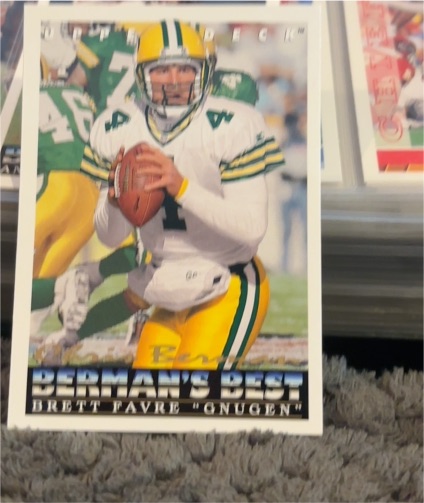 1993 Upper Deck #439 Berman's Best Brett Favre — front