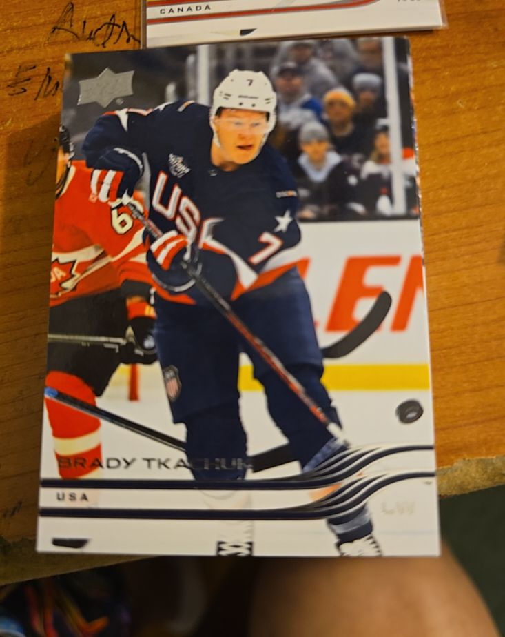 2025-26 Upper Deck Extended #698 Brady Tkachuk Team USA — front