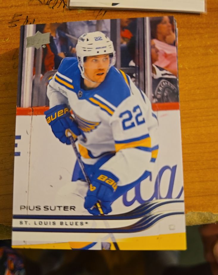 2025-26 Upper Deck #609 Pius Suter — front