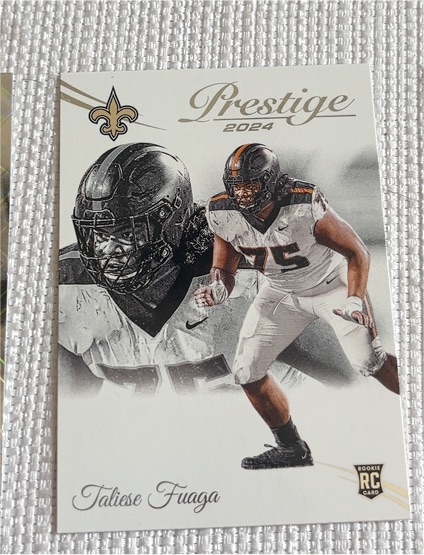 2024 Panini Prestige #312 Taliese Fuaga — front