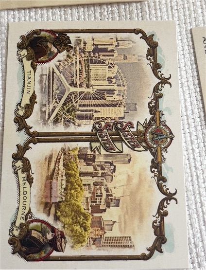 2024 Topps Allen & Ginter Sister Sister #SS-6 Tianjin & Melbourne — front