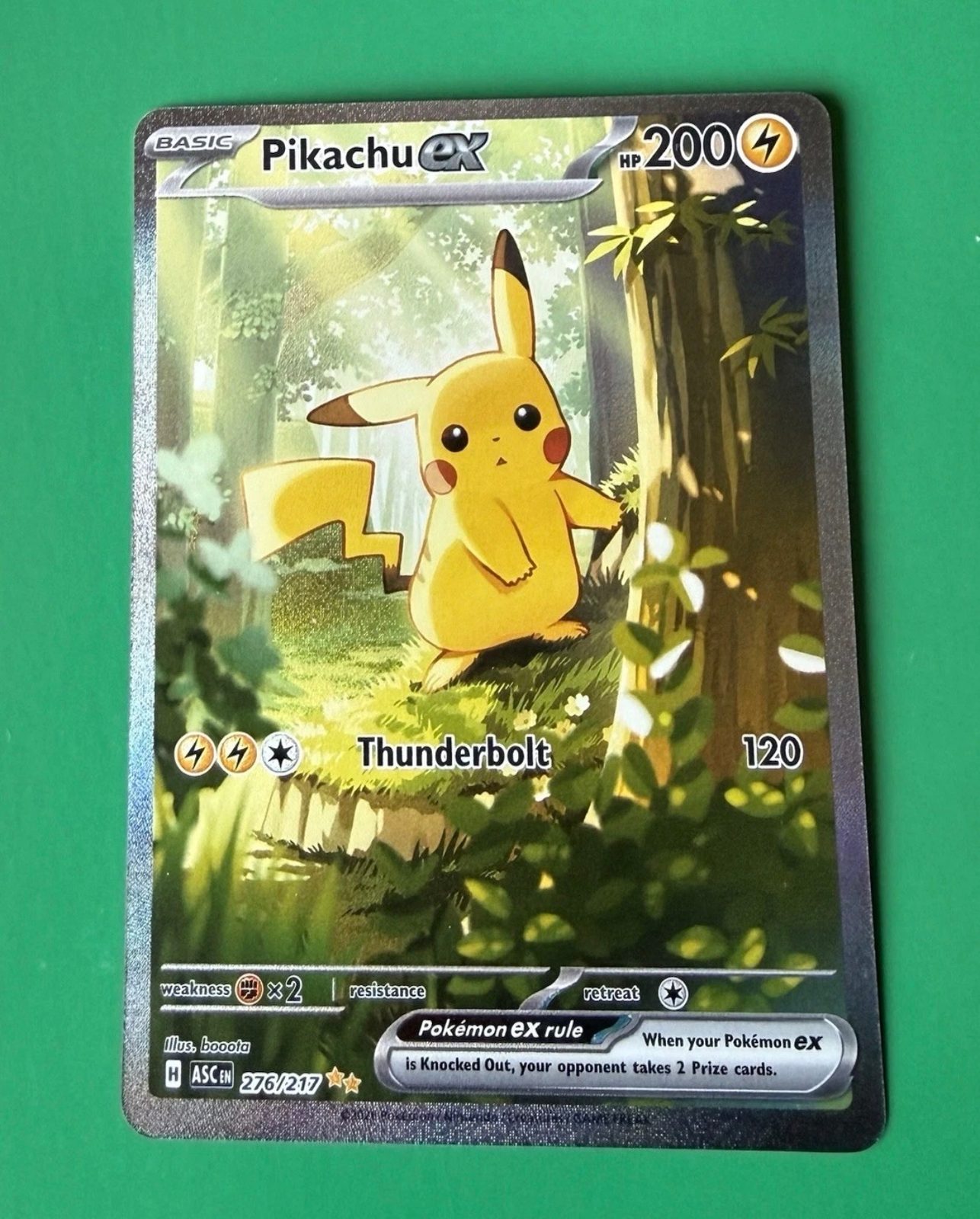 2026 Ascended Heroes #276/217 Pikachu ex Special Illustration Rare — front
