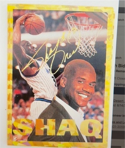1993-94 Arena Sports Basketball #PROMO Shaquille O'Neal — front