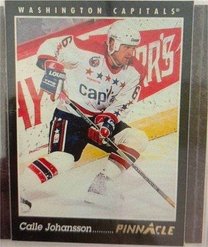 1992-93 Pinnacle #30 Calle Johansson — front