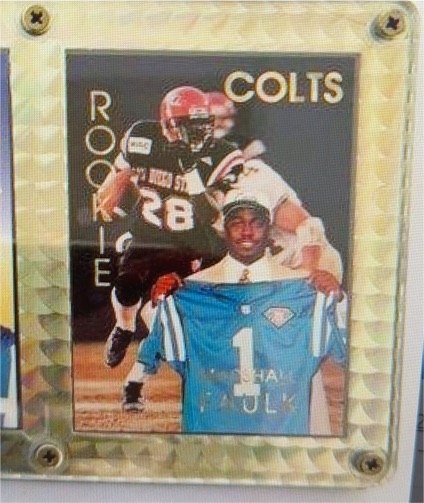1994 Sports Stars USA #155 Marshall Faulk Rookie Colts — front