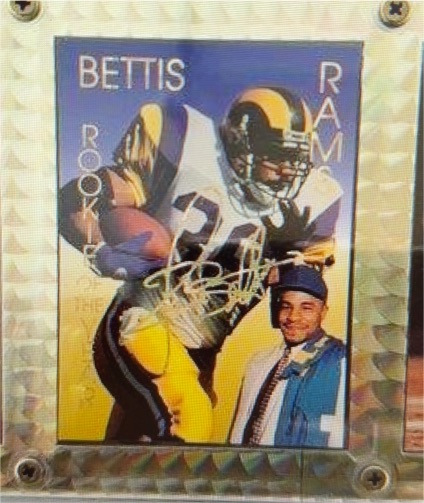 1994 Sports Stars USA #151 Jerome Bettis Rookie of the Year — front