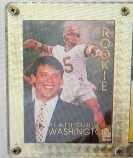 1994 Pinnacle Trophy Collection #199 Heath Shuler — front
