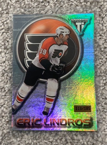 2000-01 Pacific Titanium Premiere Date #118 Eric Lindros — front