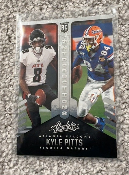 2021 Panini Absolute Introductions #INT-4 Kyle Pitts — front
