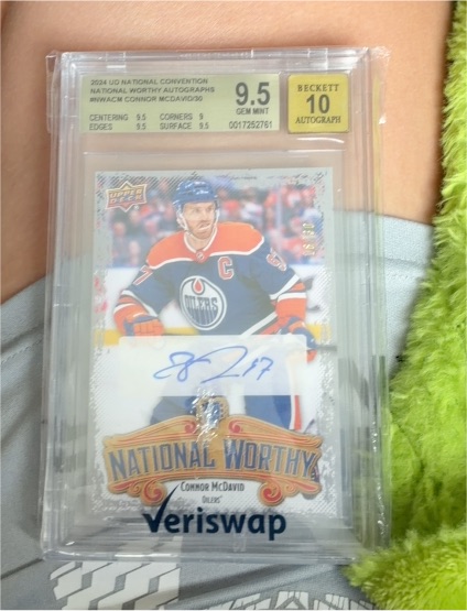 2024 Upper Deck National Convention National Worthy #NW-4 Connor McDavid — front