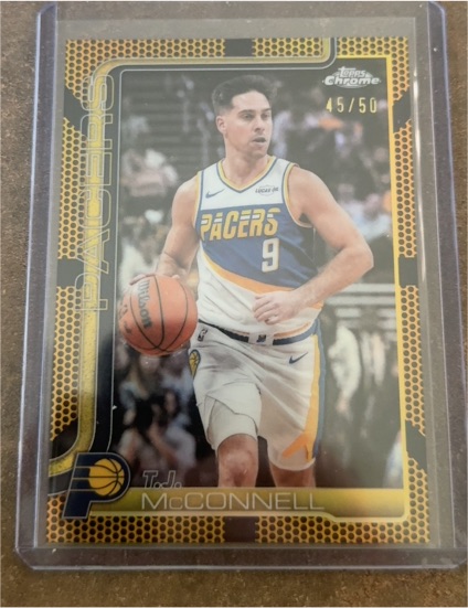2025-26 Topps Chrome Update #9 T.J. McConnell — front