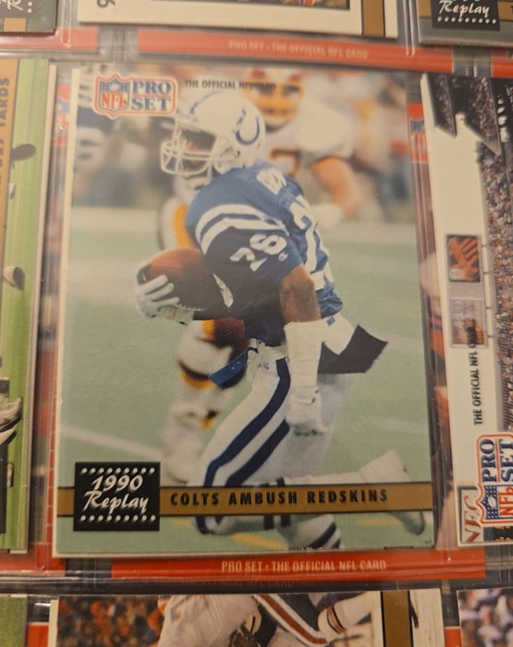 1991 Pro Set #338 Alan Grant Indianapolis Colts Ambush Redskins — front