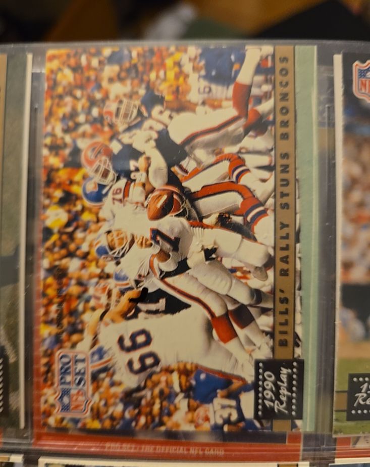1991 Pro Set #326 Bills' Rally Stuns Broncos — front