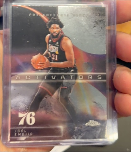 2026 Topps Chrome Activators #AC-16 Joel Embiid — front