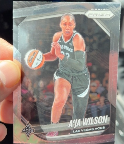 2025 Panini Prizm WNBA #76 A'ja Wilson — front