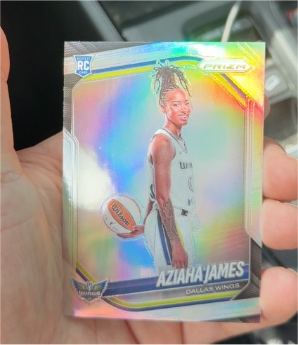 2025 Panini Prizm WNBA #83 Aziaha James — front
