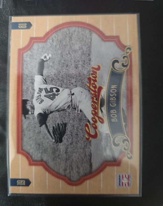 2012 Panini Cooperstown #104 Bob Gibson — front