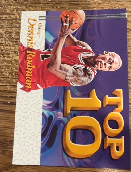 2026 Panini Decades 90s Pop Culture Dennis Rodman Top 10 #T10-DR — front