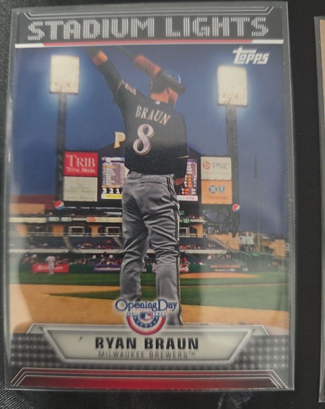 2011 Topps Opening Day #UL-10 Ryan Braun Stadium Lights — front