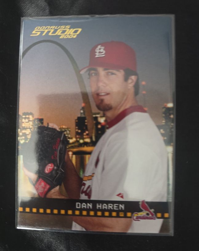 2004 Donruss Studio #179 Dan Haren — front